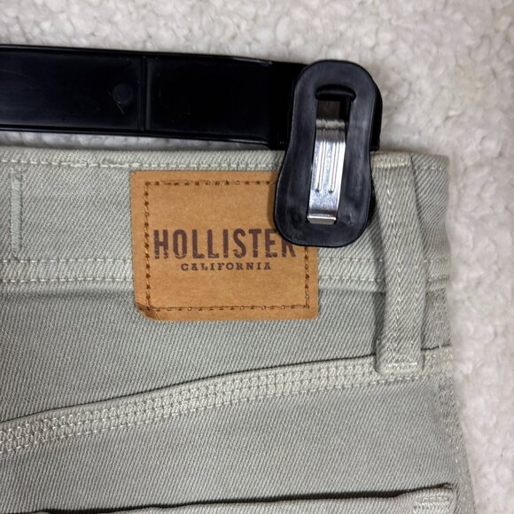 Hollister Womens Ultra High-Rise Dad Jean 3R/2R W26R Beige Denim - Picture 6 of 15